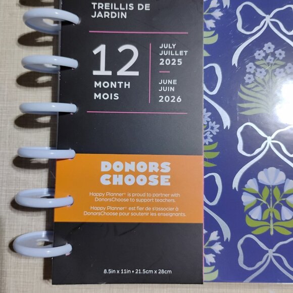 New Happy Planner Garden Trellis Teacher 12-Month Planner July 2025-June 2026 - Picture 2 of 9